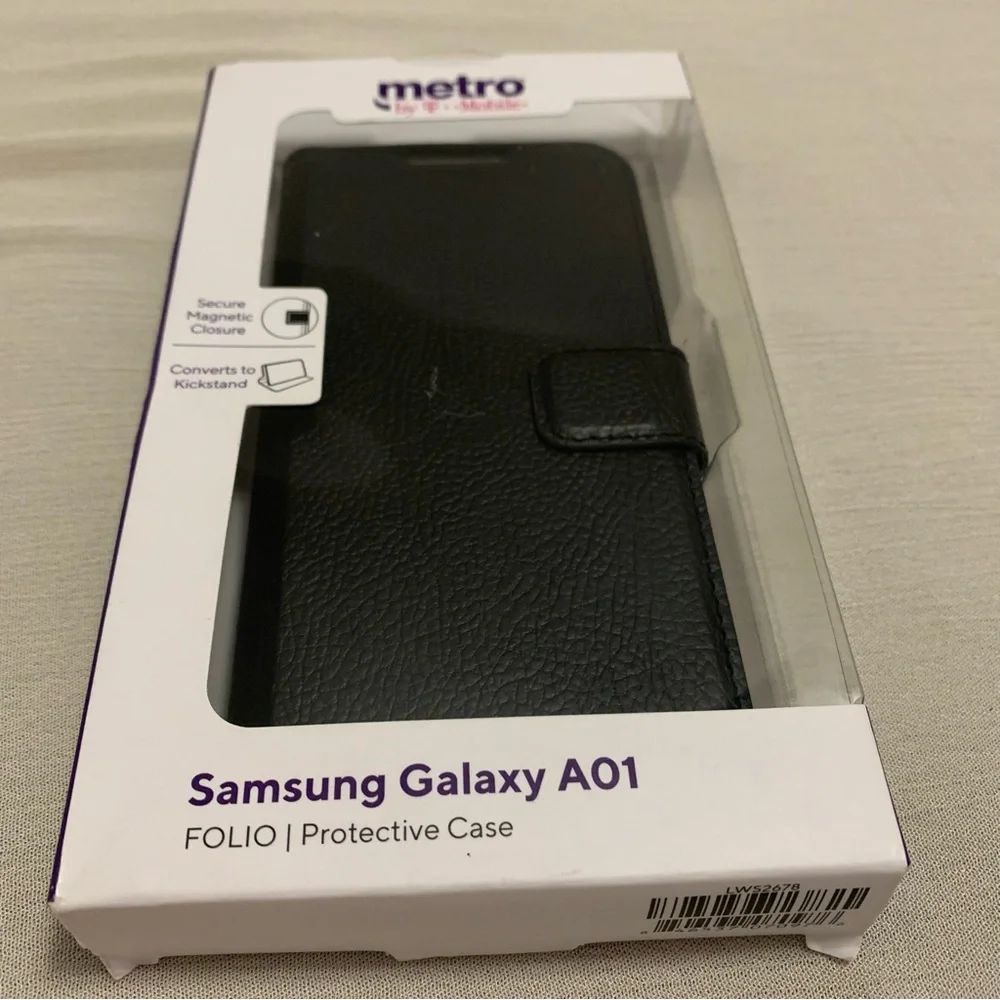 Samsung Galaxy A01 FOLIO | Protective Case Metro by T-Mobile